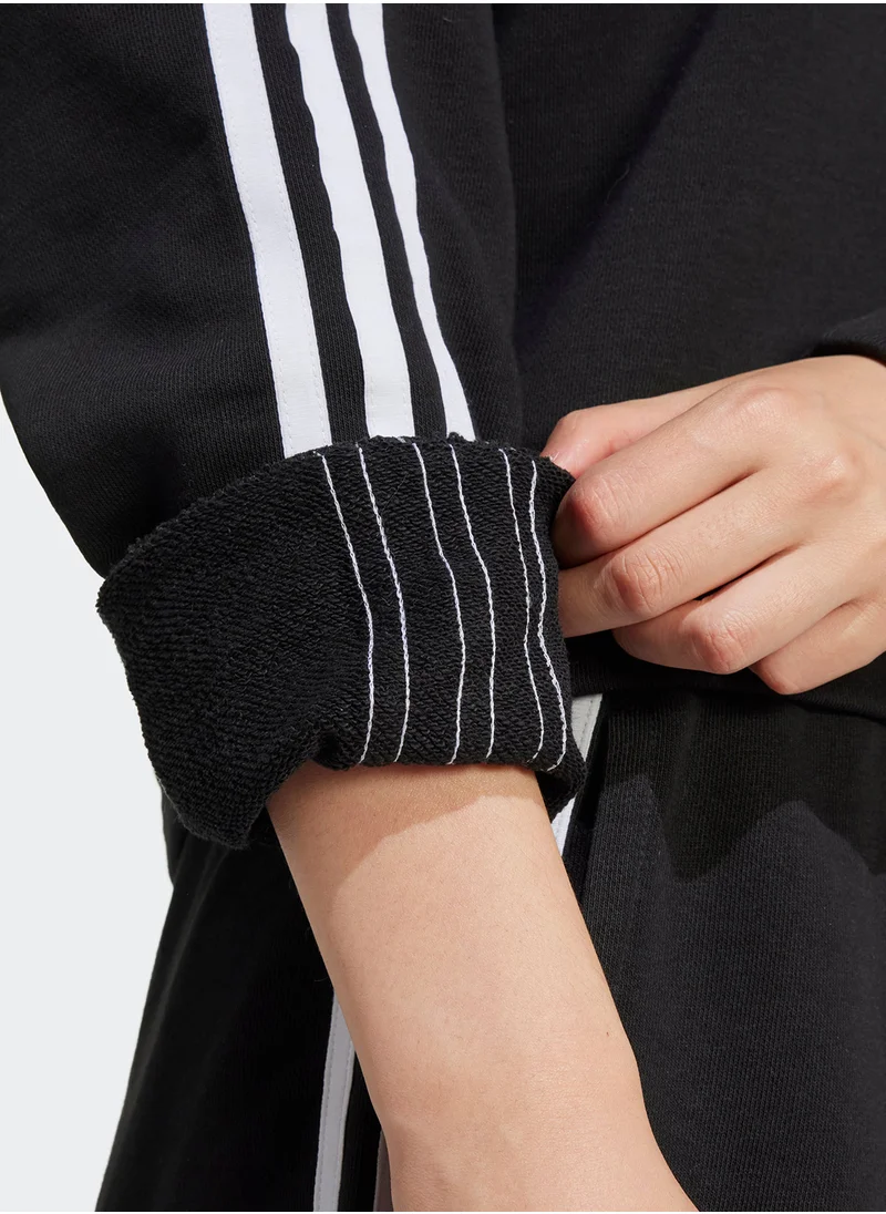 adidas Originals Adicolor 3 Stripe Short Hoodie