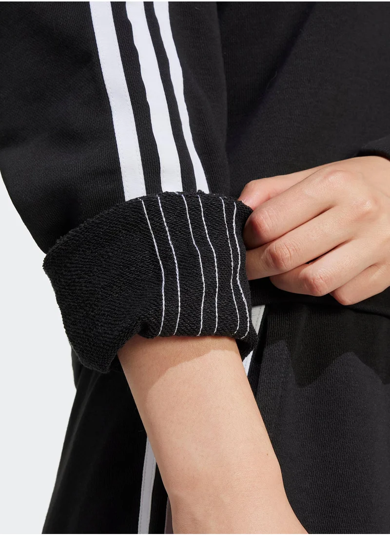 adidas Originals Adicolor 3 Stripe Short Hoodie