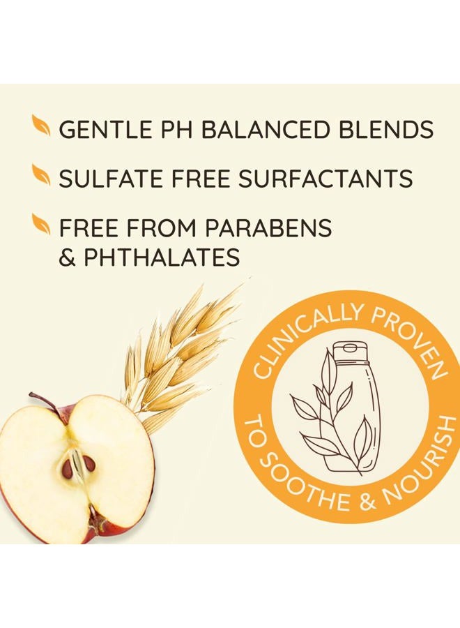 Aveeno Apple Cider Vinegar Shampoo + Conditioner for Balance & High Shine, Daily Clarifying & Soothing Scalp Shampoo for Oily or Dull Hair, Paraben & Dye-Free, 12 Fl Oz (Package May Vary) - Image 4