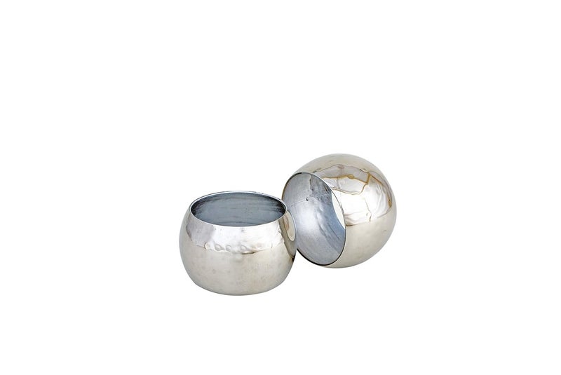 Smartserve Stainless Steel Groove Napkin Rings Set of 6pcs - Image 1