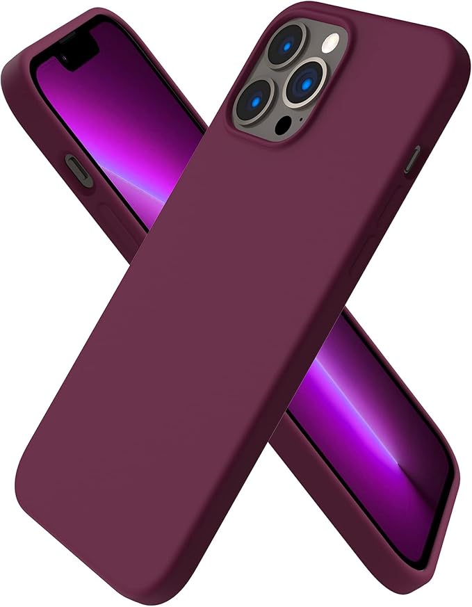 Unipha iPhone 13 Pro Max Silicone Case Burgundy - Image 1