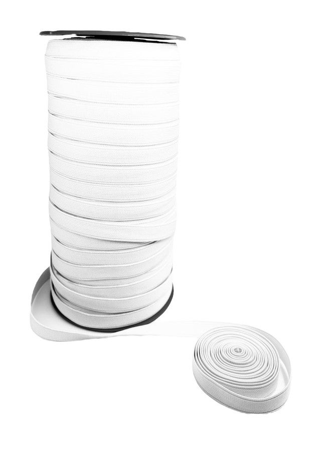 Reena 1/2 inch 12 Meter White Elastic Band Elastic Cord, Braided Ideal for Tailoring Sewing, Fashion Designing, Boutique, Stitching and Craft Dress (White, 0.5 Inch 12 mtr) - Image 3