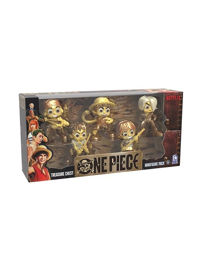One Piece - Collectible Straw Hat Mini Figure 5-Pack - Image 1