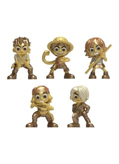 One Piece Collectible Straw Hat Mini Figure 5-Pack  - Image 2