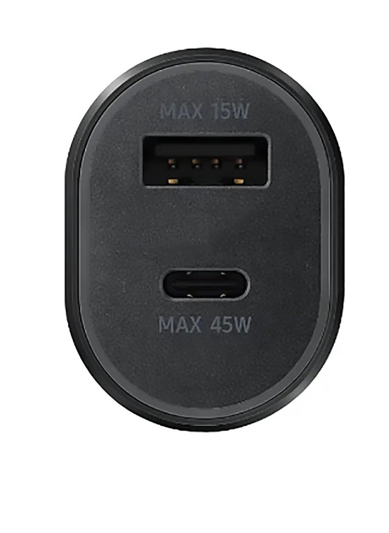 Generic - 45W Super Fast Dual USB Car Cha rger, Dual Ports Power Adapter for Samsung, for iPhone, for iPad, for Quick Cha rge in Black - Image 1
