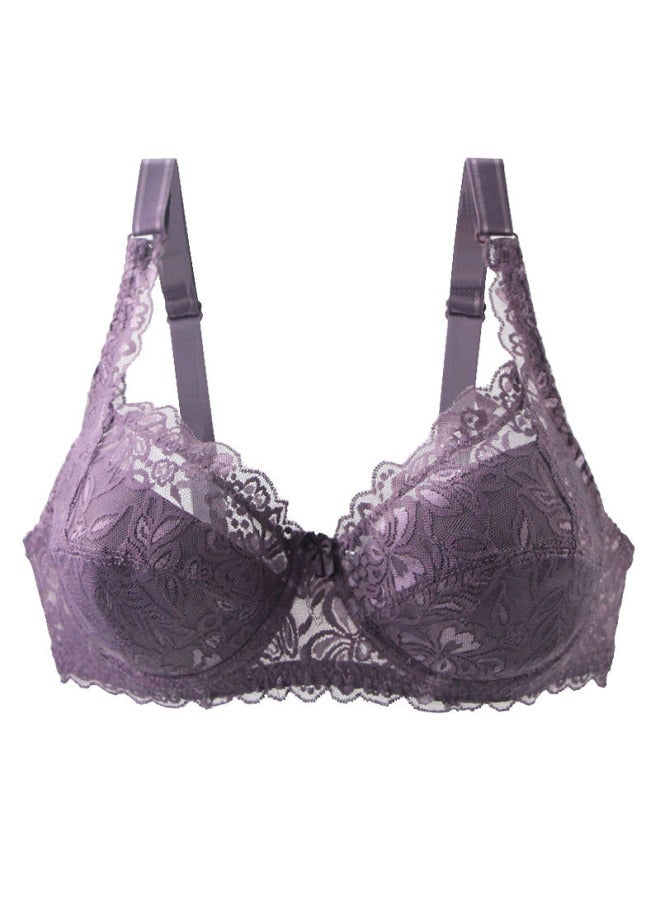 Hot And Elegant Push-up Lace D-cup Bra, Large Size Adjustable Lingerie, One-piece Dropshipping