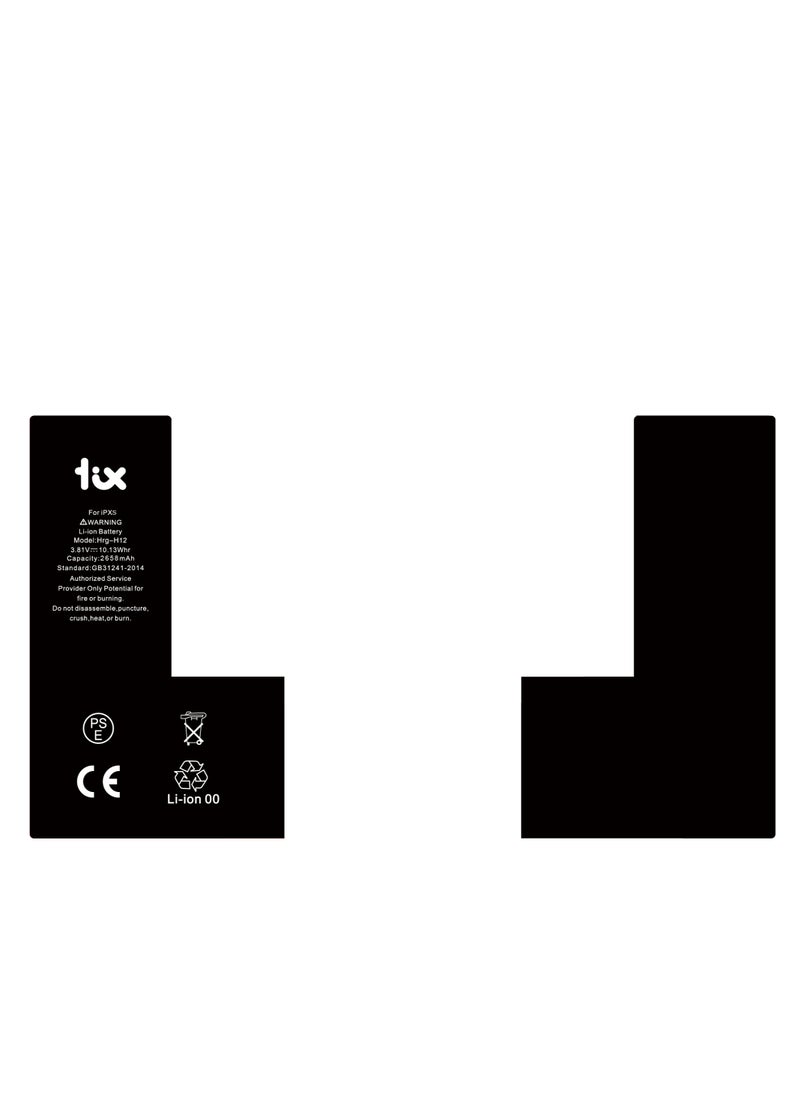 TIX - Battery For iPhone XS With Super Capacity - Image 1