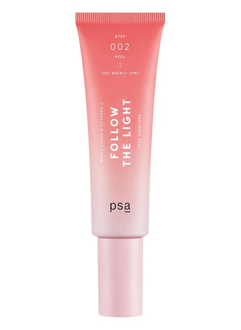 PSA  FOLLOW THE LIGHT Multi Acids  Vitamin C Peel  Glycolic  Lactic Acid Vitamin C Pomegranate Enzymes  Suitable for All Skin Types 50 mL  17 oz