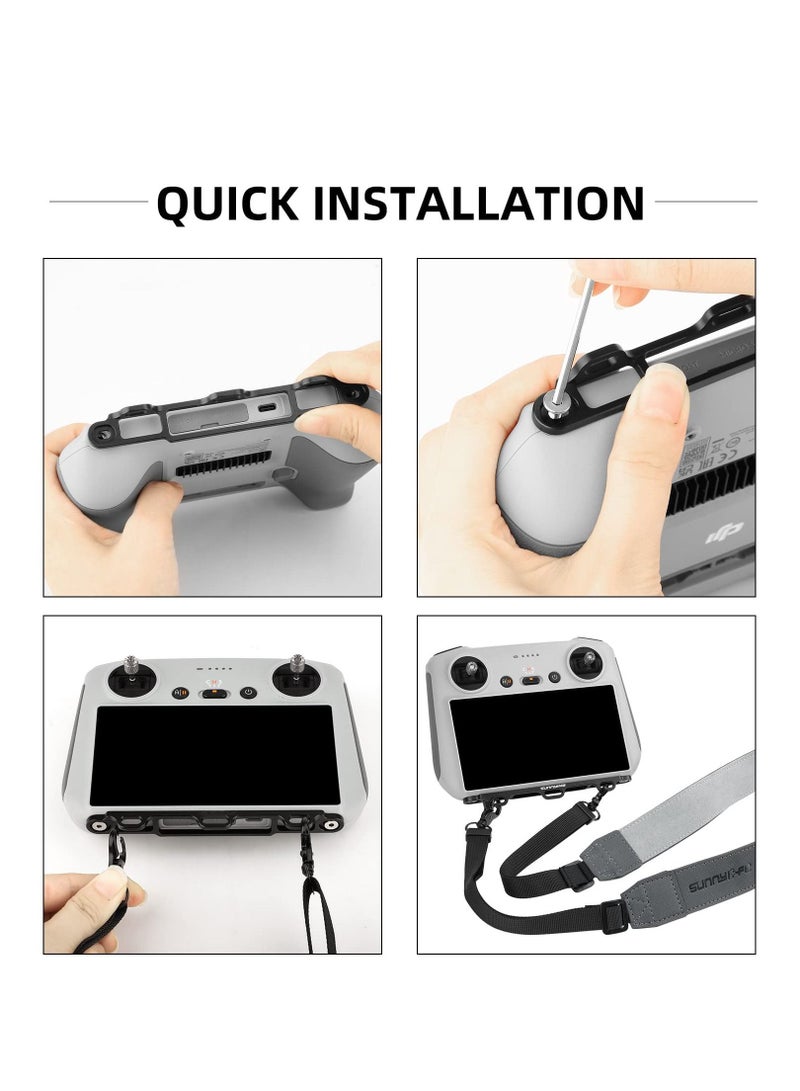 KASTWAVE Neck Lanyard for DJI Mini 3 Pro Drone, Hand Free Lanyard with Aluminum Alloy Hook Clip Buckle, Accessories Compatible with DJI RC Remote Controller - Image 5