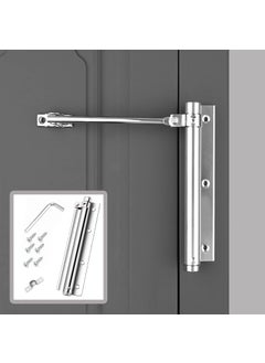 DRIVANTO Spring Door Closer Adjustable Automatic Door Closer for ResidentialCommercial use Surface Mounted Door Closer with Allen Key and Screws Soft Closing Door  - Image 2