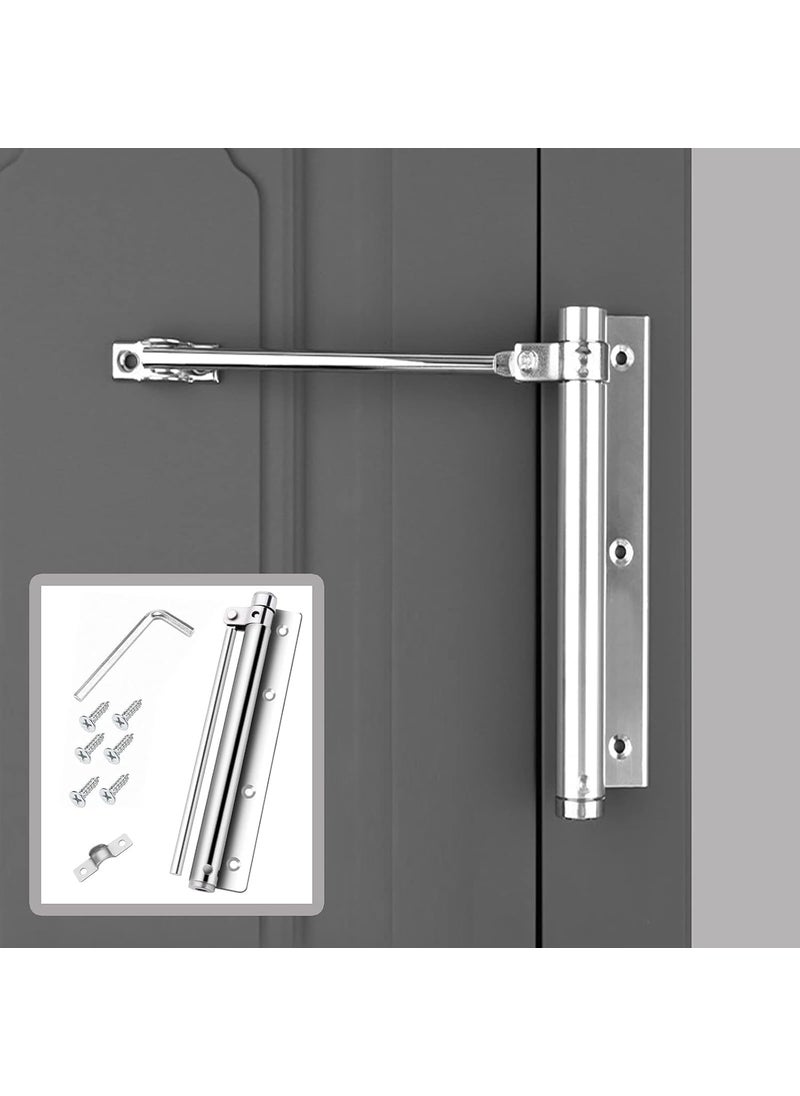 DRIVANTO - Spring Door Closer Adjustable Automatic Door Closer for ResidentialCommercial use Surface Mounted Door Closer with Allen Key and Screws Soft Closing Door - Image 1