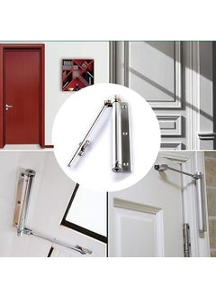DRIVANTO Spring Door Closer Adjustable Automatic Door Closer for ResidentialCommercial use Surface Mounted Door Closer with Allen Key and Screws Soft Closing Door  - Image 5