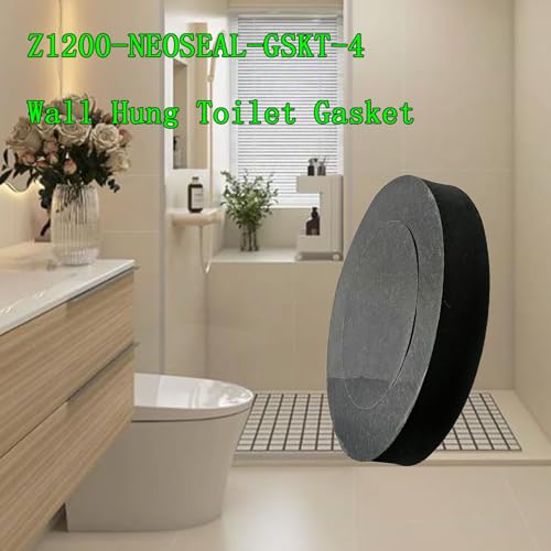 Dicsley 5Pack Wall Hung Toilet Gasket Z1200NEOSEALGSKT4 Bonded Neo Seal Closet Gasket Replacement Kits for Rear Discharge Rear Outlet and Rear Flush Toilets Wall Mounted Toilet - Image 3