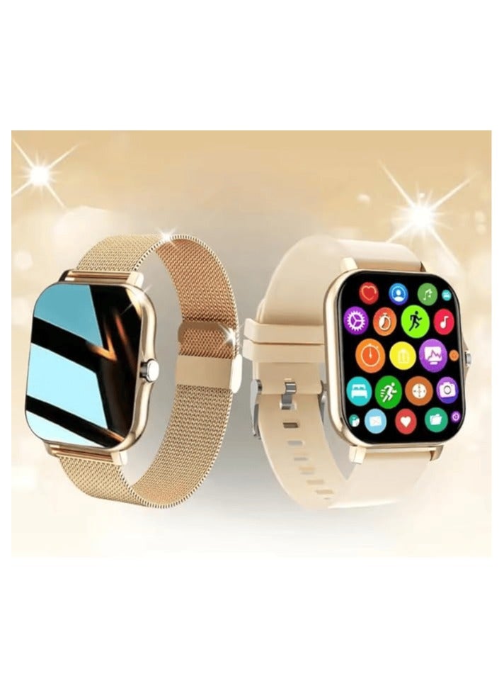 يزلر ساعة ذكية وصل حديثا2024 يزلر YL-Z1 NOVA للجنسين حزام مزدوج فاخر للياقة البدنية الرياضية 1.69 بوصة BT دعوة ساعة مخصصة مراقبة معدل ضربات القلب YL-Z1 الساعات الذكية المصممة للشباب - Image 5