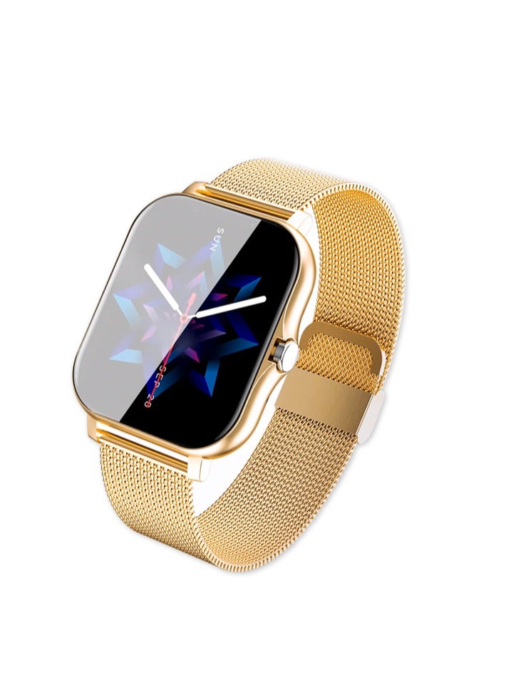 يزلر ساعة ذكية وصل حديثا2024 يزلر YL-Z1 NOVA للجنسين حزام مزدوج فاخر للياقة البدنية الرياضية 1.69 بوصة BT دعوة ساعة مخصصة مراقبة معدل ضربات القلب YL-Z1 الساعات الذكية المصممة للشباب - Image 1