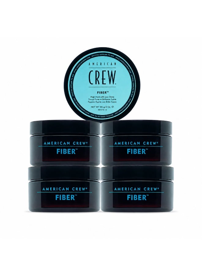 كريم تصفيف الشعر American Crew Fiber Pliable Molding Cream ‏85 جم عبوة 5 حبات بثبات قوي ولمعان منخفض للرجال