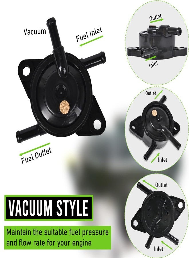 EKLN Vacuum Fuel Pump 49040-7008 with Fuel Filter Fit for Kawasaki FS FR FX Series Engines John Deere Walk Behind Lawn Mover Replacement OE# 490400770 MIU12470 054-113 - Image 3