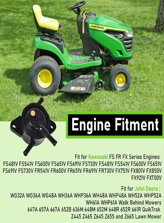 EKLN Vacuum Fuel Pump 49040-7008 with Fuel Filter Fit for Kawasaki FS FR FX Series Engines John Deere Walk Behind Lawn Mover Replacement OE# 490400770 MIU12470 054-113 - Image 5