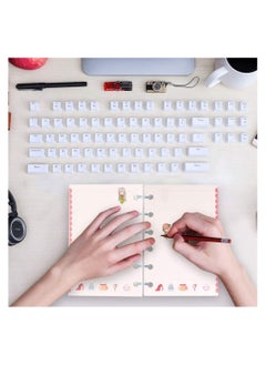 Y&D 3 PCS Binder Refill Paper A7 Loose Leaf Colorful 6 Hole Notebook Refills Pages Inserts for School Store Office  - Image 5