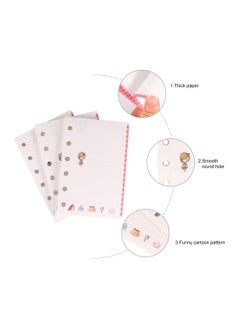 Y&D 3 PCS Binder Refill Paper A7 Loose Leaf Colorful 6 Hole Notebook Refills Pages Inserts for School Store Office  - Image 3