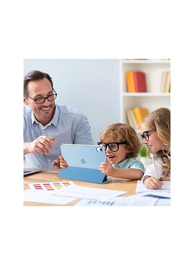 Procases For Ipad 10Th Generation Case 2022 Ipad 10.9 Inch Case, Ipad 10 Case Slim Stand Hard Shell Back Protective Smart Cover For 10.9” Ipad 10Th Gen 2022 Release A2696 A2757 A2777 -Skyblue - Image 2