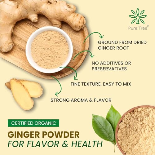 Pure Tree Certified Organic Adrak Powder | 250 g | Sonti Dry Sonth Powder - Saunth | Allam Powder Ginger Powder For Cooking | Gluten Free Sukku Podi - Image 5