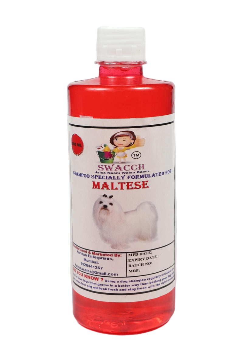 swacch Shampoo | Puppy Safe Shampoo | PH Balanced | Ditch to Itch for Maltese Dog Shampoo 500ml (Strawberry) + Spike Ball Chew Toy Combo Pack - Image 2