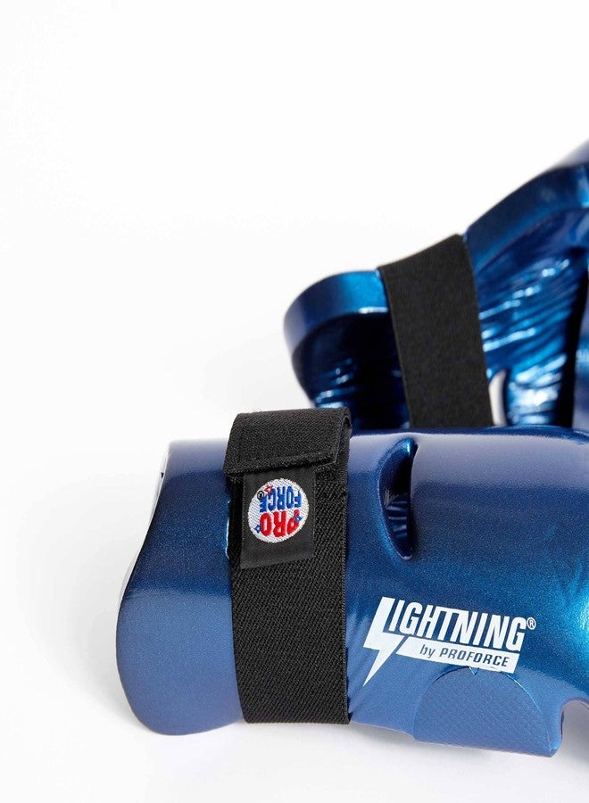 بروفورس قفازات تدريب الكاراتيه برو فورس لايتنينج بانشز (أزرق، مقاس كبير جدًا (عرض المفصل: 3-3/4 بوصة - 3-7/8 بوصة)) - Image 2