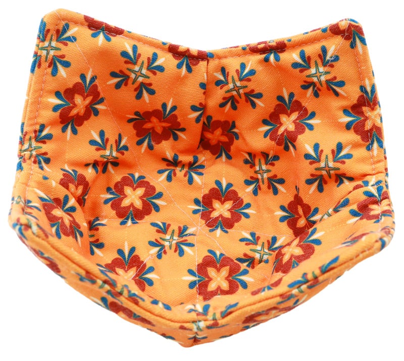 ROGITU Cotton Microwavable Bowl Cozy, Microwave-Safe Hot Bowl Holders, Soup Bowl Cozy Bowl Hot Pads (V) - Image 3