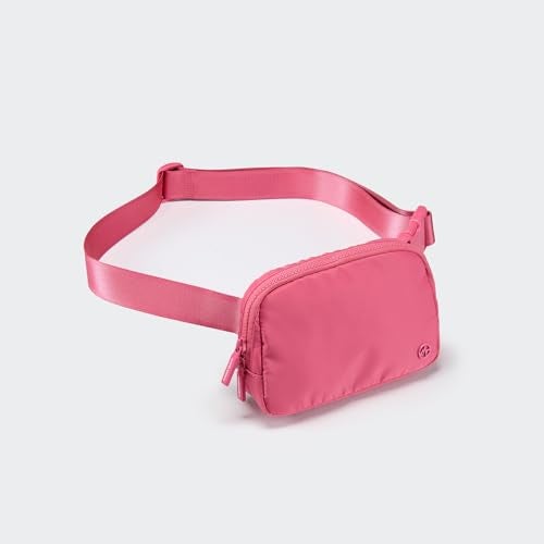 Pander Two Way Zipper Fanny Pack Nylon Everywhere Belt Bag for Women, Water Repellent Waist Packs, Crossbody Bags with Adjustable Strap (Hot Pink). - Image 3