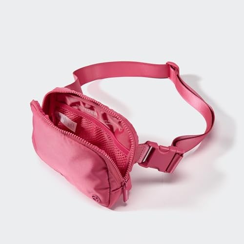 Pander Two Way Zipper Fanny Pack Nylon Everywhere Belt Bag for Women, Water Repellent Waist Packs, Crossbody Bags with Adjustable Strap (Hot Pink). - Image 5