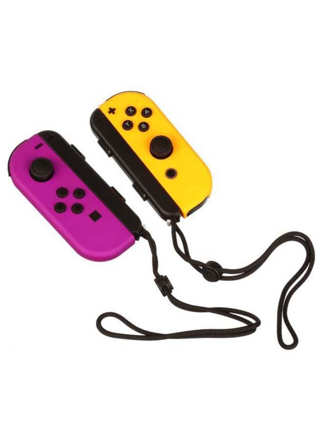 نينتندو وحدة تحكم لاسلكية Joy Cons لجهاز Nintendo Switch، وحدة تحكم بديلة L/R متوافقة مع Nintendo Switch - أرجواني نيون/برتقالي نيون - Image 5
