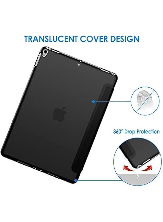Case for iPad Pro 10.5-Inch and iPad Air 3 (10.5-Inch 2019, 3rd Generation), Smart Cover Auto Wake/Sleep Cover (Black) - Image 4