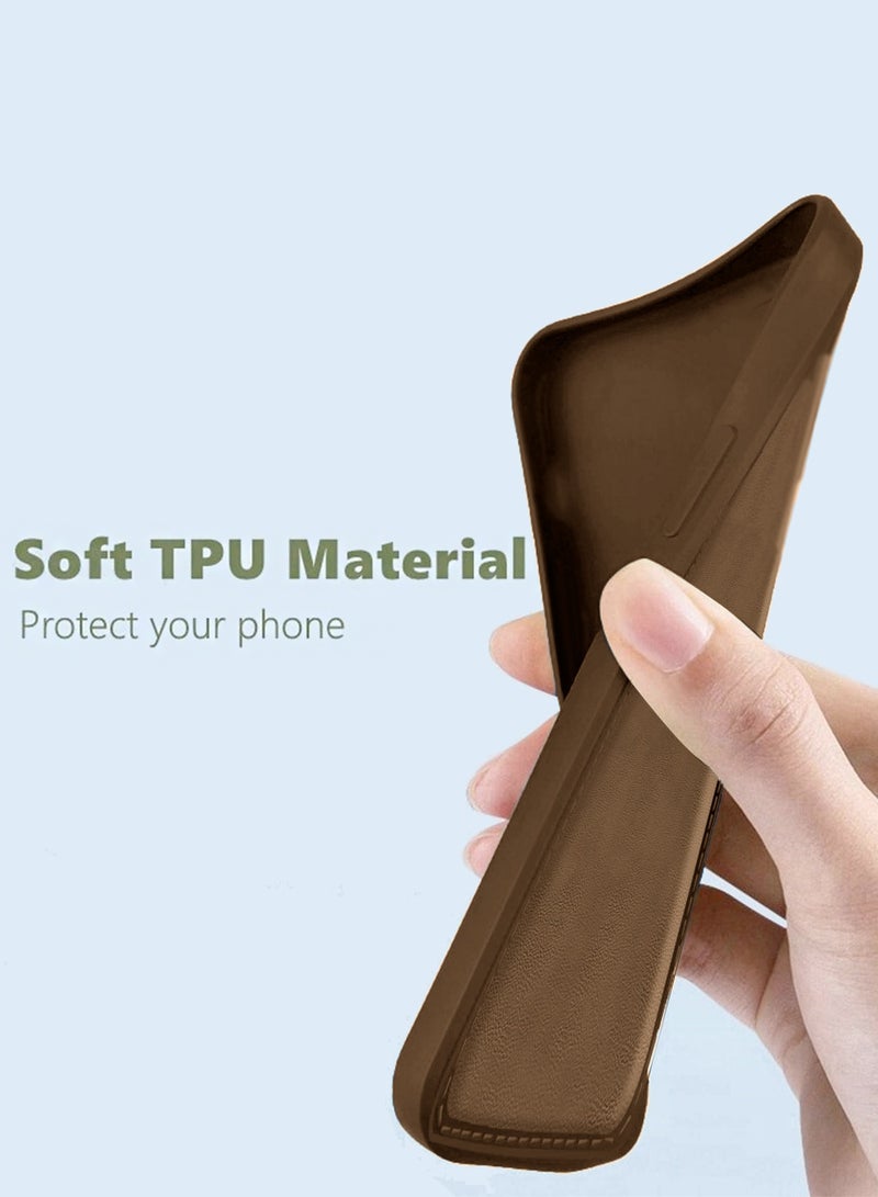 دبليو تيك أبل آيفون 17 5G 2025 غلاف غالي مع جودة ممتازة من السيليكون السائل (MCRPSN) - بني طيني - Image 5