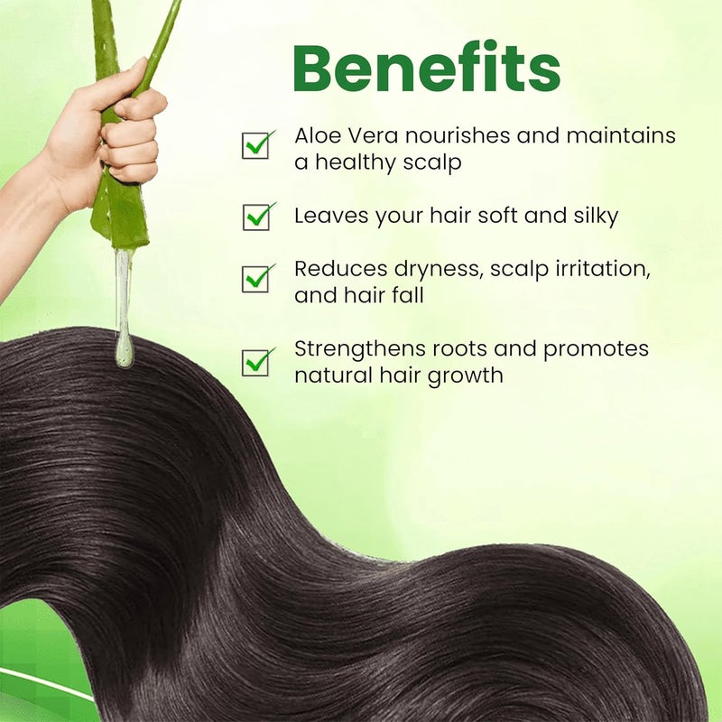 Generic Evoglow Aloe Vera Shampoo Smooth Hydrating All Hair Types 200 ml  - Image 5
