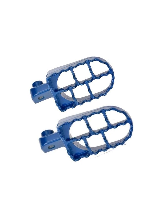 2pcs Silvery Off Road Motorcycle Foot Pedals Front Rests For 50cc 70cc 80cc 200cc - Image 1