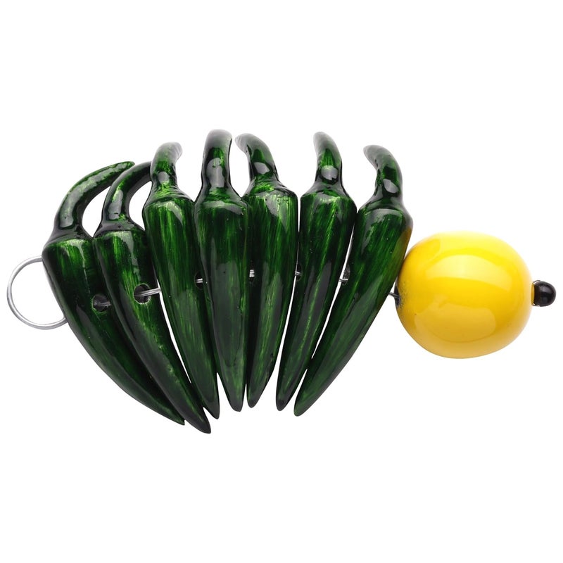 Plus Value Metal Limbu Mirchi Door Hanging Feng Shui Vastu Remedies for Protection from Negativity at Home Office Business and Factory - Image 5