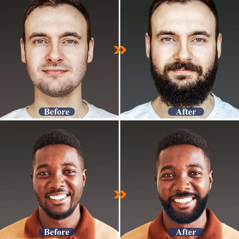 MALE GOD Beard Growth Kit, Beard Kit W/Men's Shaving & Grooming Sets, Upgraded Beard Growth Oil W/Biotin and Batana Oil, Balm, Comb for Spot/Patchy Beard, Christmas Gifts for Men Him Boyfriend Husband - Image 4