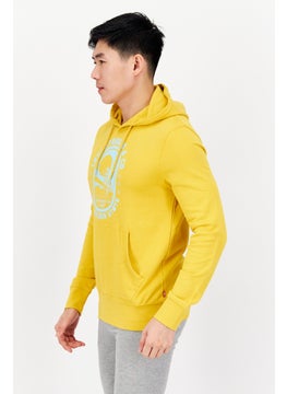 Levi's Men Hooded Brand Logo Sweatshirt, Yellow  - Image 2