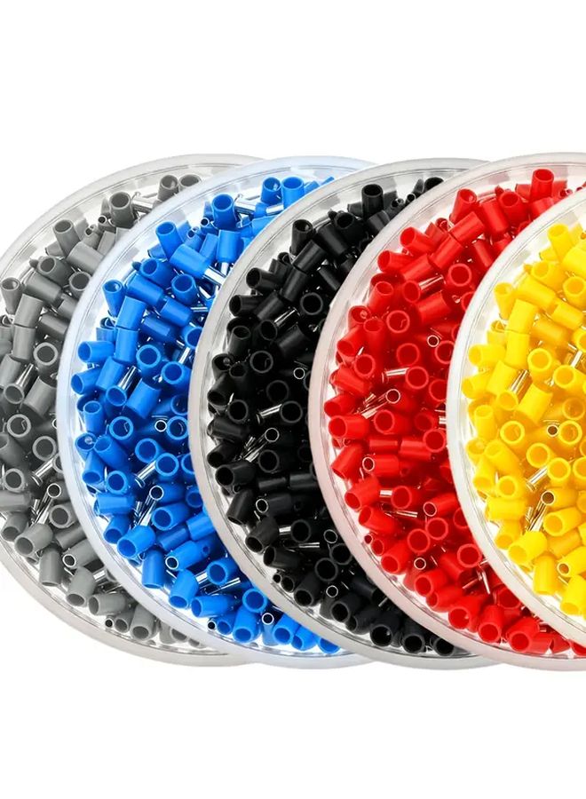 800 قطعة من أطراف الأسلاك المعزولة مسبقًا مجموعة أنابيب AWG22-7 نطاق كامل مع صندوق تخزين - Image 3