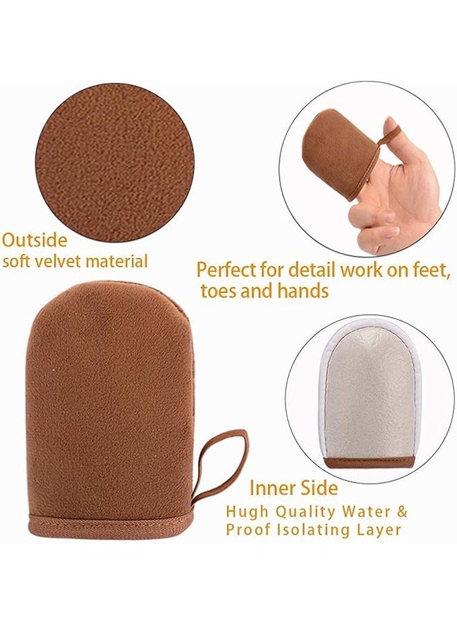 HAVEN 2PCS Soft Tanning Glove Self Tanner , Double Sided Design Self Tanning Glove With Thumb, Reusable Applicator for Bronzed Streak Appearance - Image 2