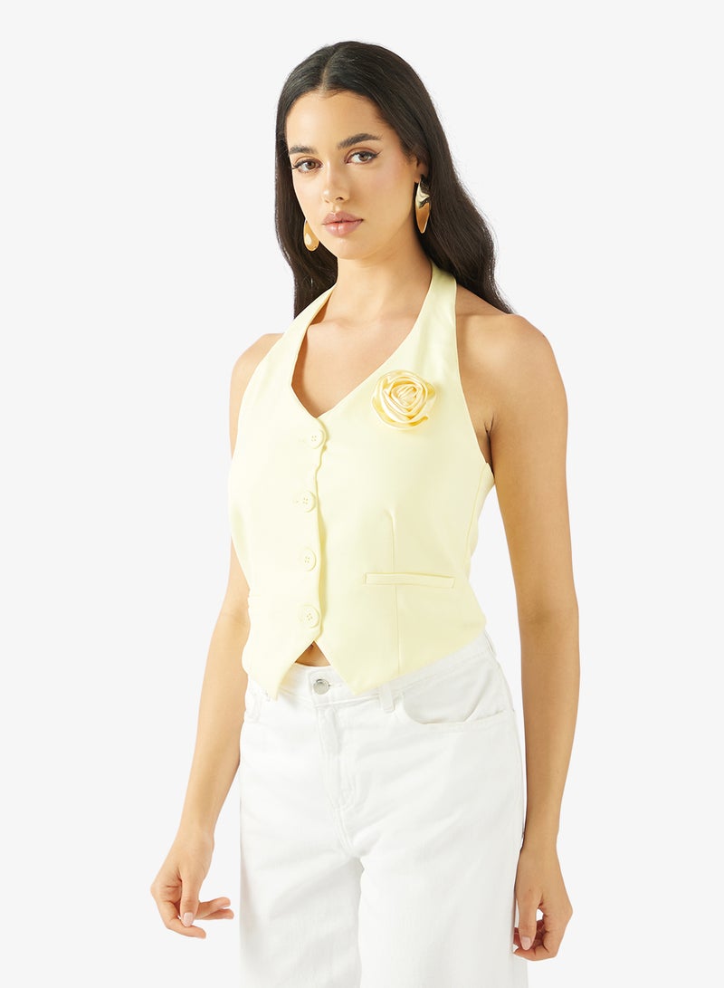 Ginger Button Down Vest - Image 1