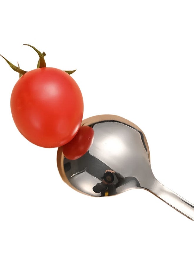 JD.com Jingzao 304 Stainless Steel Long-Handled Spoons, Mixing Spoons, Coffee Spoons, Dessert Spoons, Extended Ice Spoons, Small Soup Spoons, 2-Piece Set - Image 3