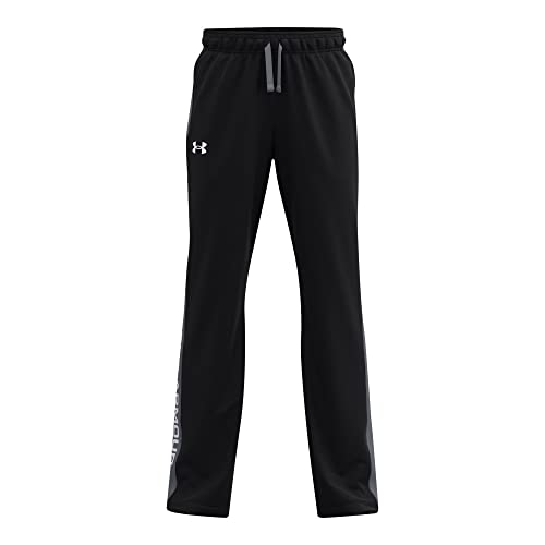 Under Armour Boys Brawler 2.0 Pants , Black (001)/White , Large - Image 1