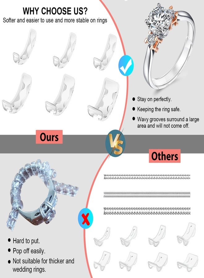 Haiou Ring Sizers for Loose Rings Ring Guards for Loose Rings Fit Any Rings, Invisible Ring Size Adjuster Never Sliding Off and Spinning - Image 3