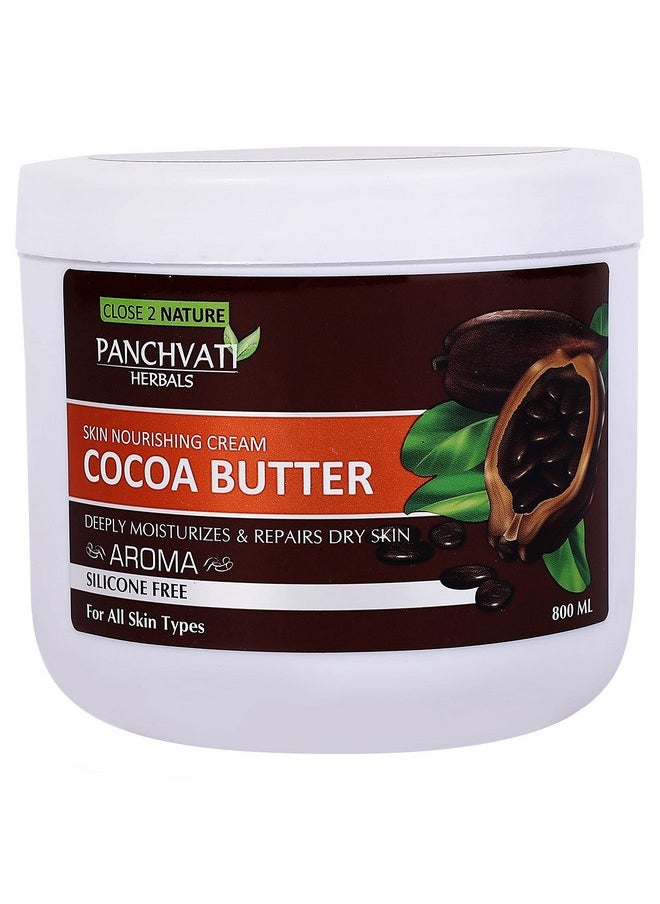 Panchvati Herbals Cocoa Butter Face Massage Cream 800Gm (Silicone Free,Skin Nourishing Cream)  - Image 1
