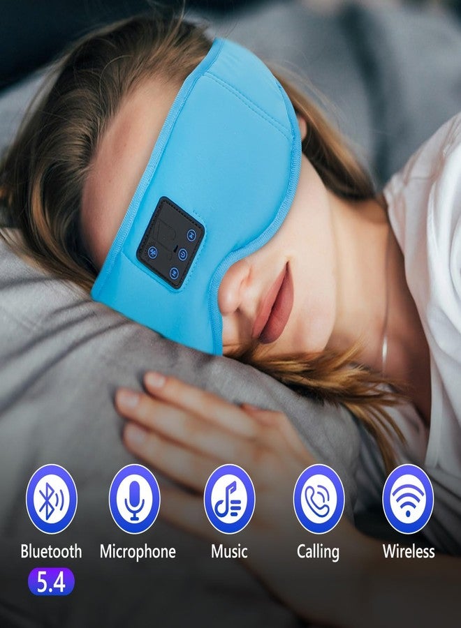 Aurya قناع النوم أوريا مع سماعات بلوتوث، قناع عين ثلاثي الأبعاد للنوم، سماعات نوم لاسلكية 5.4 مع مكبر صوت ستيريو عالي الدقة فائق النحافة للنوم على الجانب، قيلولة في المكتب، السفر بالطائرة، التأمل - Image 3