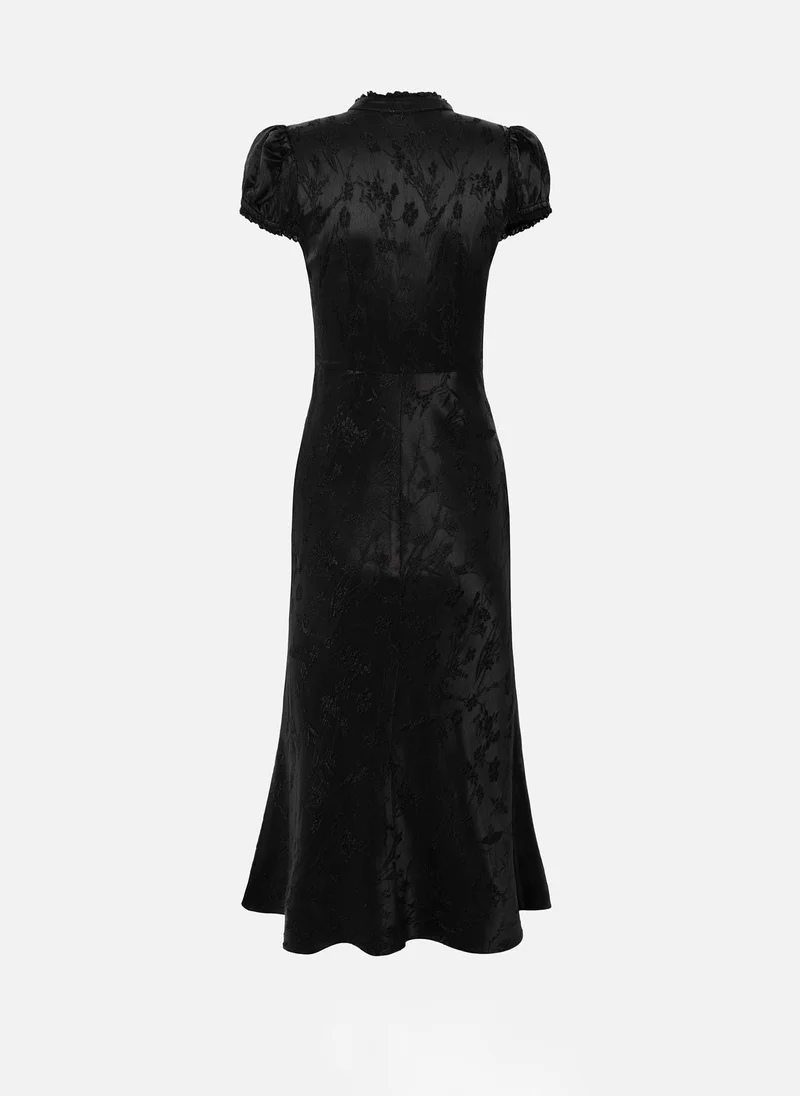 Lichi  Fitted midi dress with a floral pattern for Women | Best Price UAE