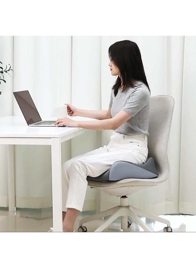 [Luxury Orthopedic Memory Foam Seat Cushion] - Non-Slip Office & Car Pad for Back Pain Relief - Premium Ergonomic Support for Daily Sitting - Image 3