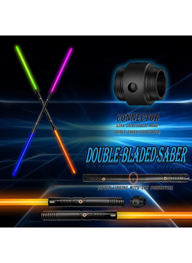 Manufacturers Star Wars Laser Sword Luminous Sword Sound Colorful Colorful Light Sword Metal Handle Luminous Toy Suit-Color:15-color Red Double Stick--upgraded To 20-color Standard Model With Memory-Specifications:Magic Color Laser Sword